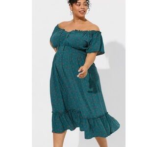 Torrid Off the Shoulder Dress